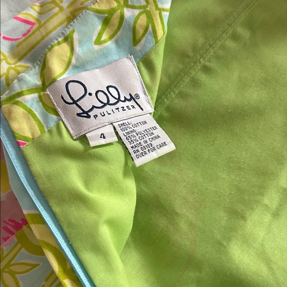 Lilly Pulitzer Strapless Women’s Dress in Pastel Safari Print - Picture 4 of 6